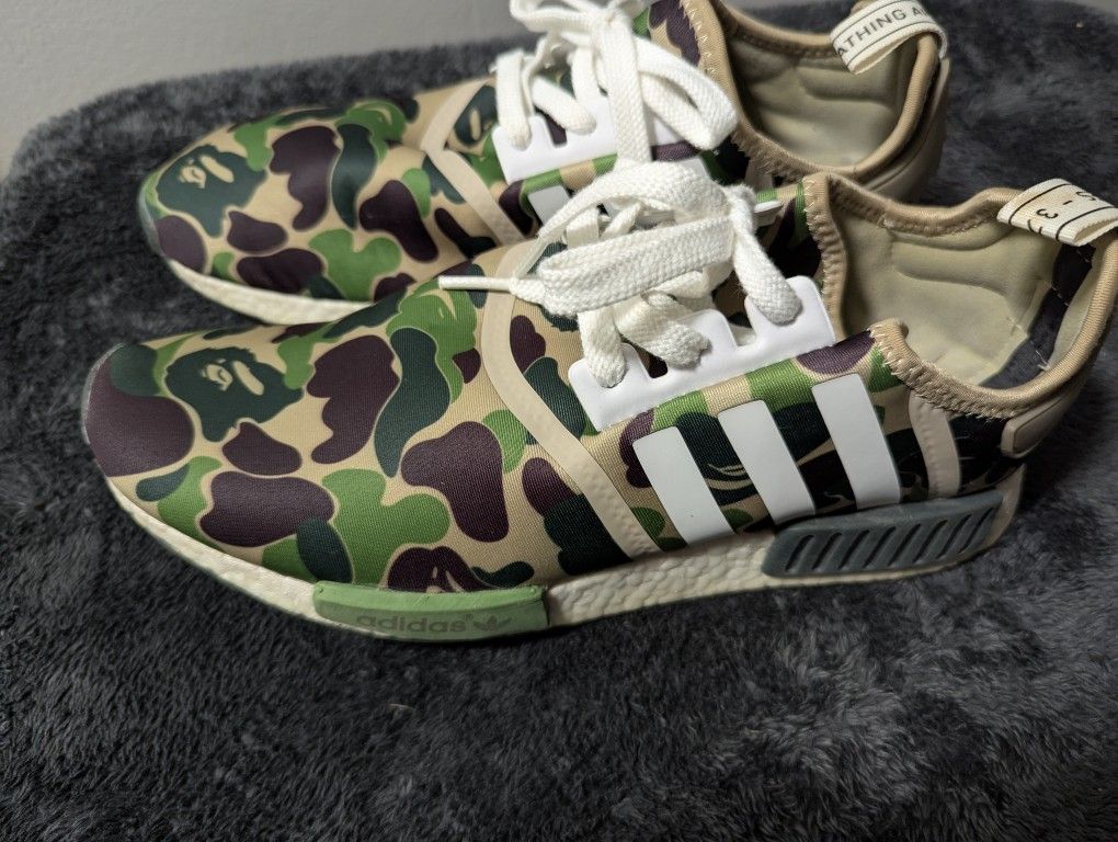 Adidas A BATHING APE... Size 12... CAMO Shoes