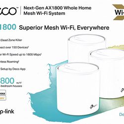 TP-Link Deco WiFi 6 Mesh System (3-Pack)