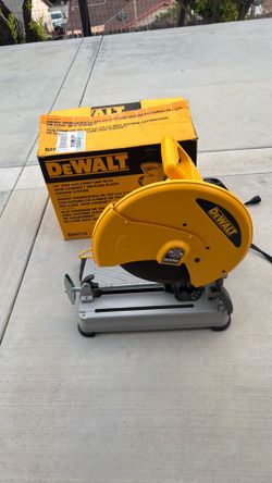 Dewalt 14” Chop Saw Good Condition as shown in pictures.