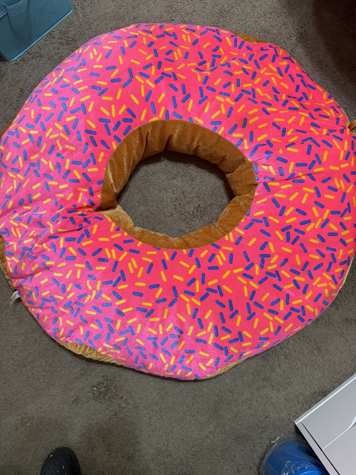 Donut Pillow / cushion pink color
