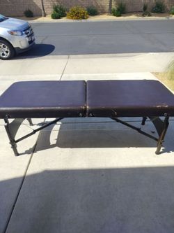Massage table