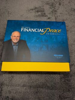 New Dave Ramsay Financial Peace University Home Box Set w/ Book, CDs, Workbook, Env System, etc!