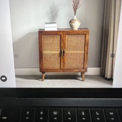 Hulala Home Borsippa Wood 2-Door Accent Cabinet with Shelves BRAND NEW DM FOR MORW INFO🔥🔥🔥🔥🔥🔥