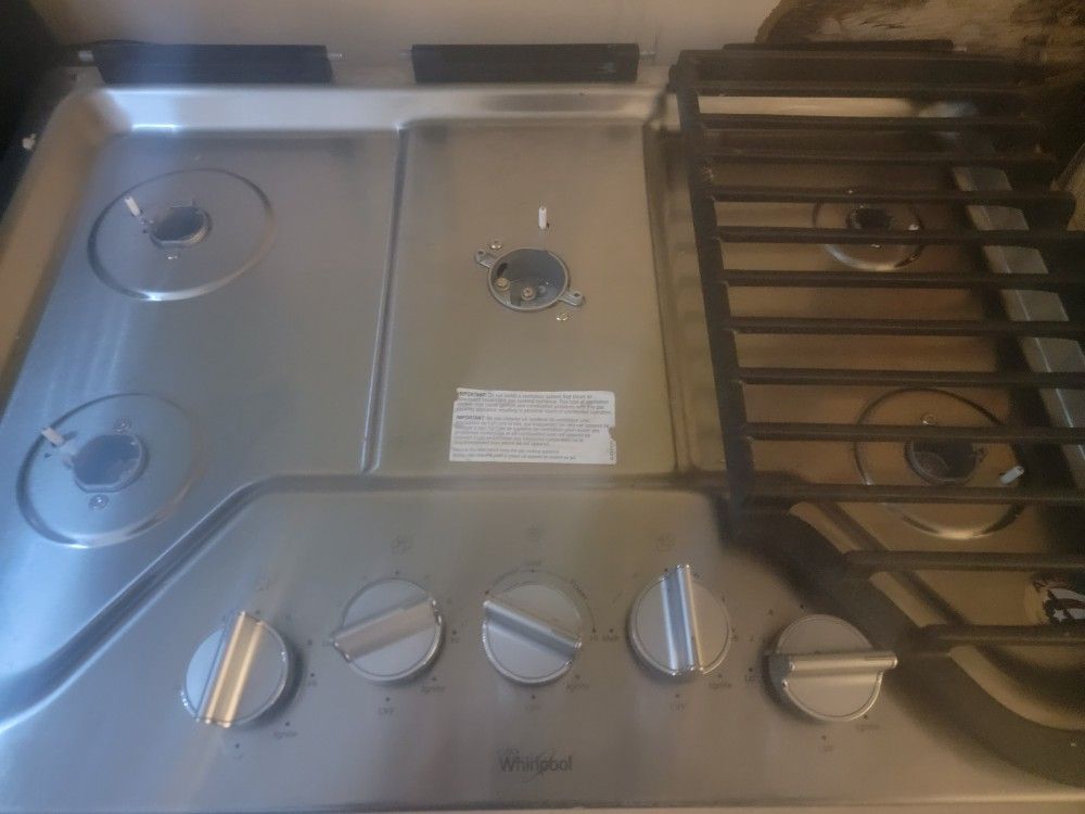 Whirlpool 5 Burner Gas Stove Brand New 