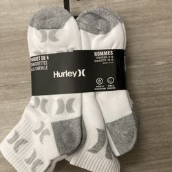 NWT Hurley Men’s Socks 6 Pairs 