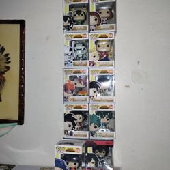 Funko Pop lot with jumbo all might and deku with exclusives