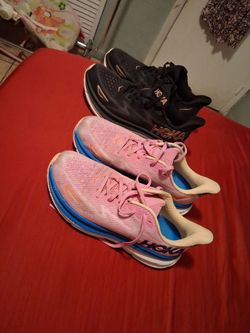 2 hoka  size 7 and 7.5