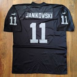 Size 2xxl Throwback Oakland Raiders Sebastian Janikowski Jersey Puma 2000s authentic 