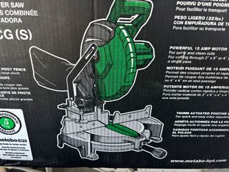 Metabo Compound Miter saw