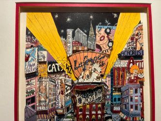 “Broadway Night” by Charles Fazzino