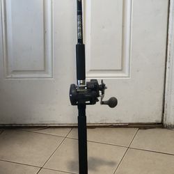 Shakespeare TIDEWATER DEPTH COUNTER COMBO 7FT 20-40LB ACTION MEDIUM HEAVY READY TO FISHING 