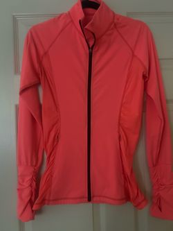 Women's Victoria’s Secret Coral Athletic Zip-Up Jacket