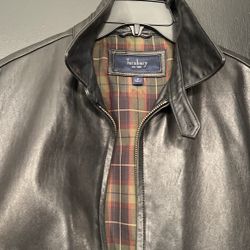 Men’s Leather Turnberry Jacket - small 
