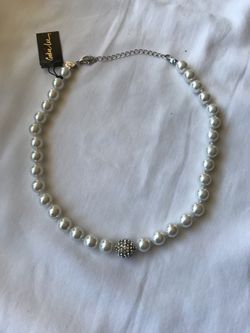 Genuine Crystal and Glass Pearl Necklace