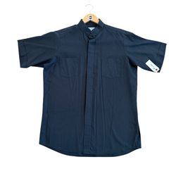 WB WRITTEN ON COLLAR 16 TV Clothes SCREEN-USED WITH COSTUMES DEPARTMENT TAG black shirt