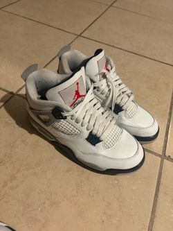 Air Jordan 4 Retro White Cement Sneakers