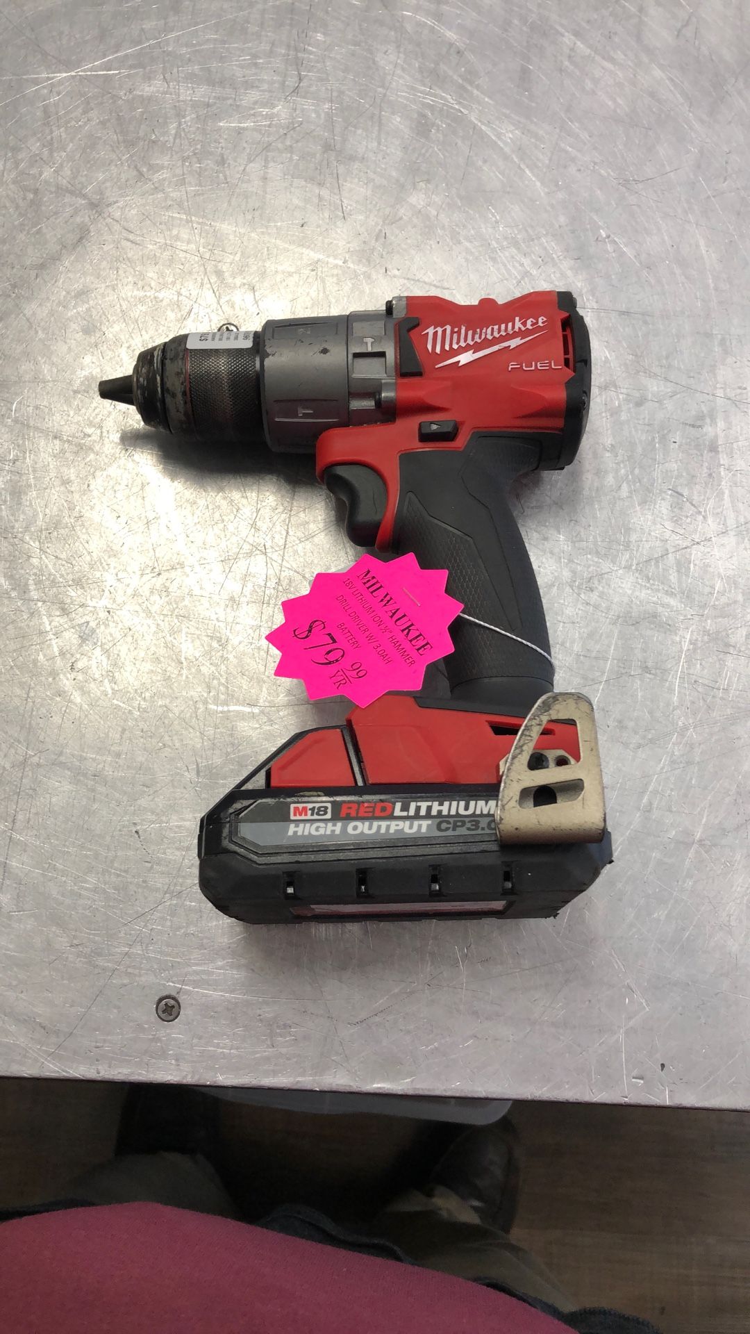 96091 Milwaukee 2804-20 18v Lithium Ion 1/2” Hammer Drill Driver W/ 3.0ah Battery 584231