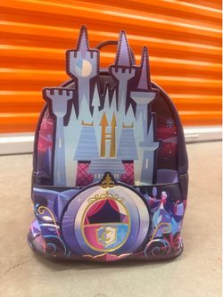 Loungefly Disney Cinderella Castle & Carriage Mini Backpack
