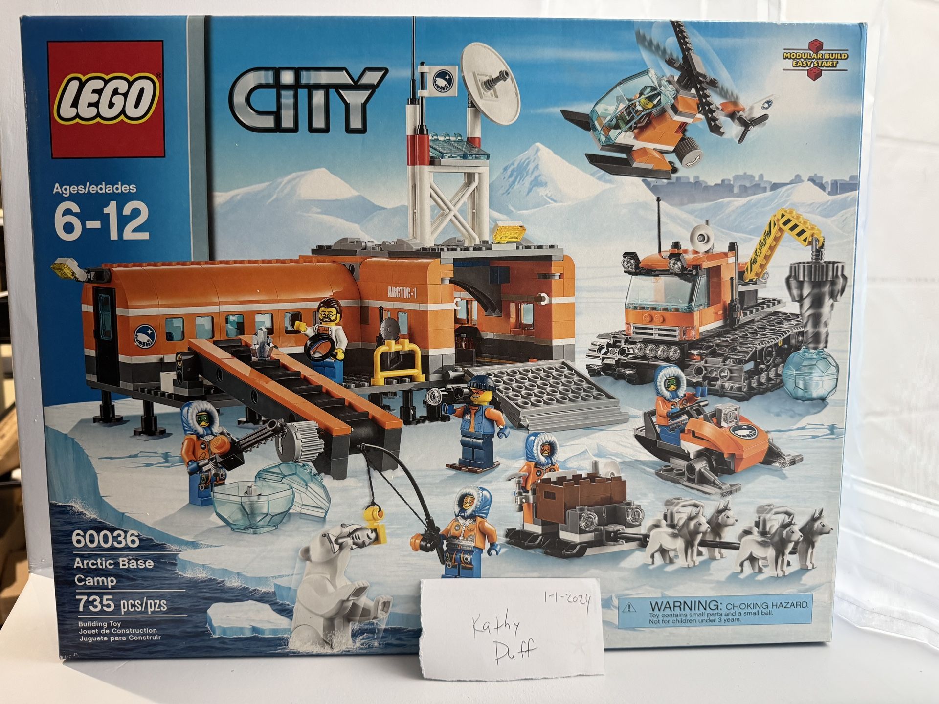 Lego 60036 60032 Arctic Base Camp and Snowmobile - 100% complete