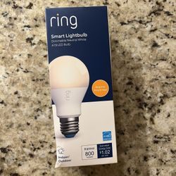 Ring Smart Bulb A19 New