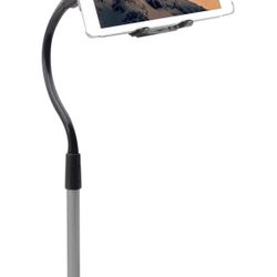 Macally Car Seat Rail Mount - Super Secure Tablet and Phone Holder for Car, Truck, and Any Vehicle - Adjustable Gooseneck iPad Mount - Works@A7-677