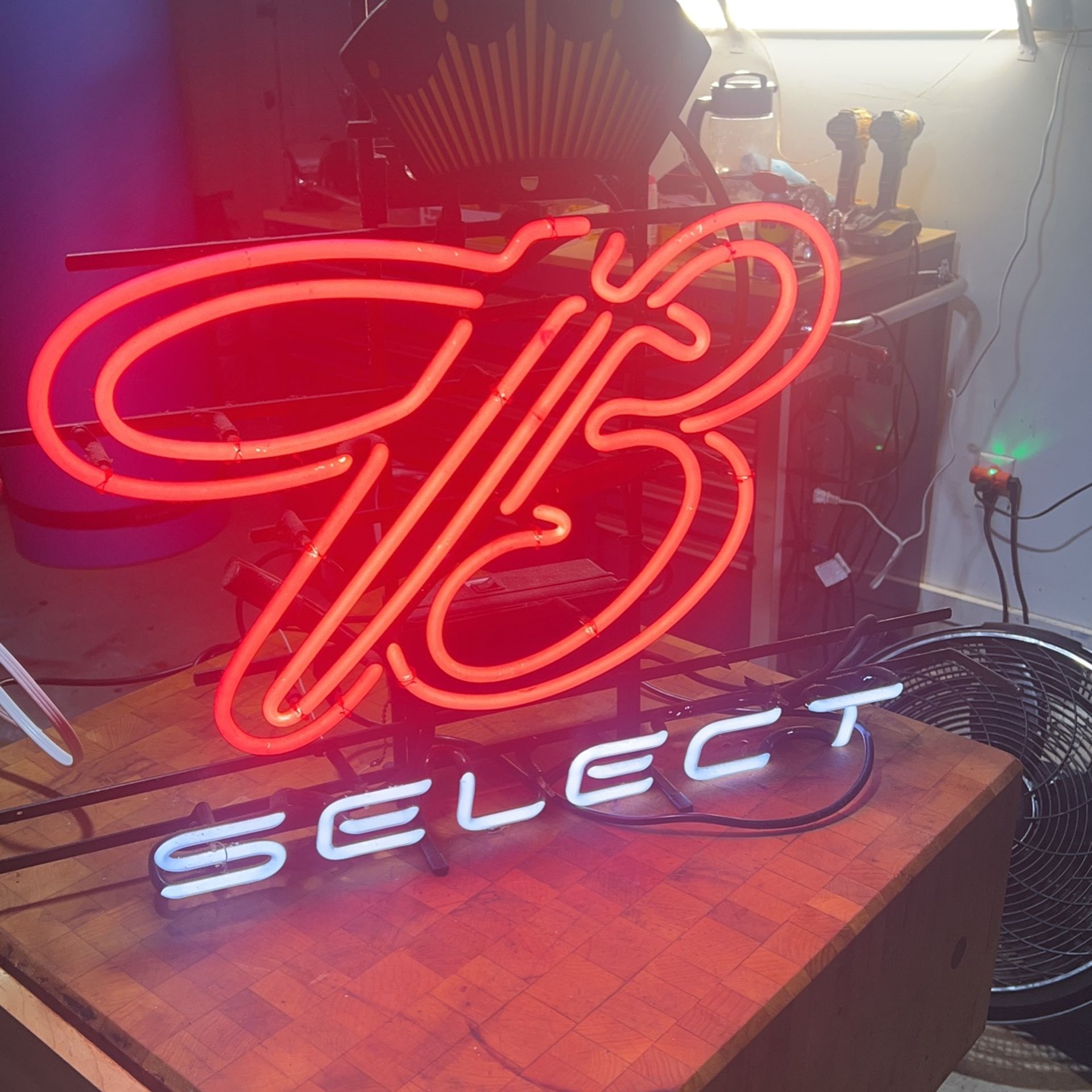 Bud Select Vintage Neon Sign