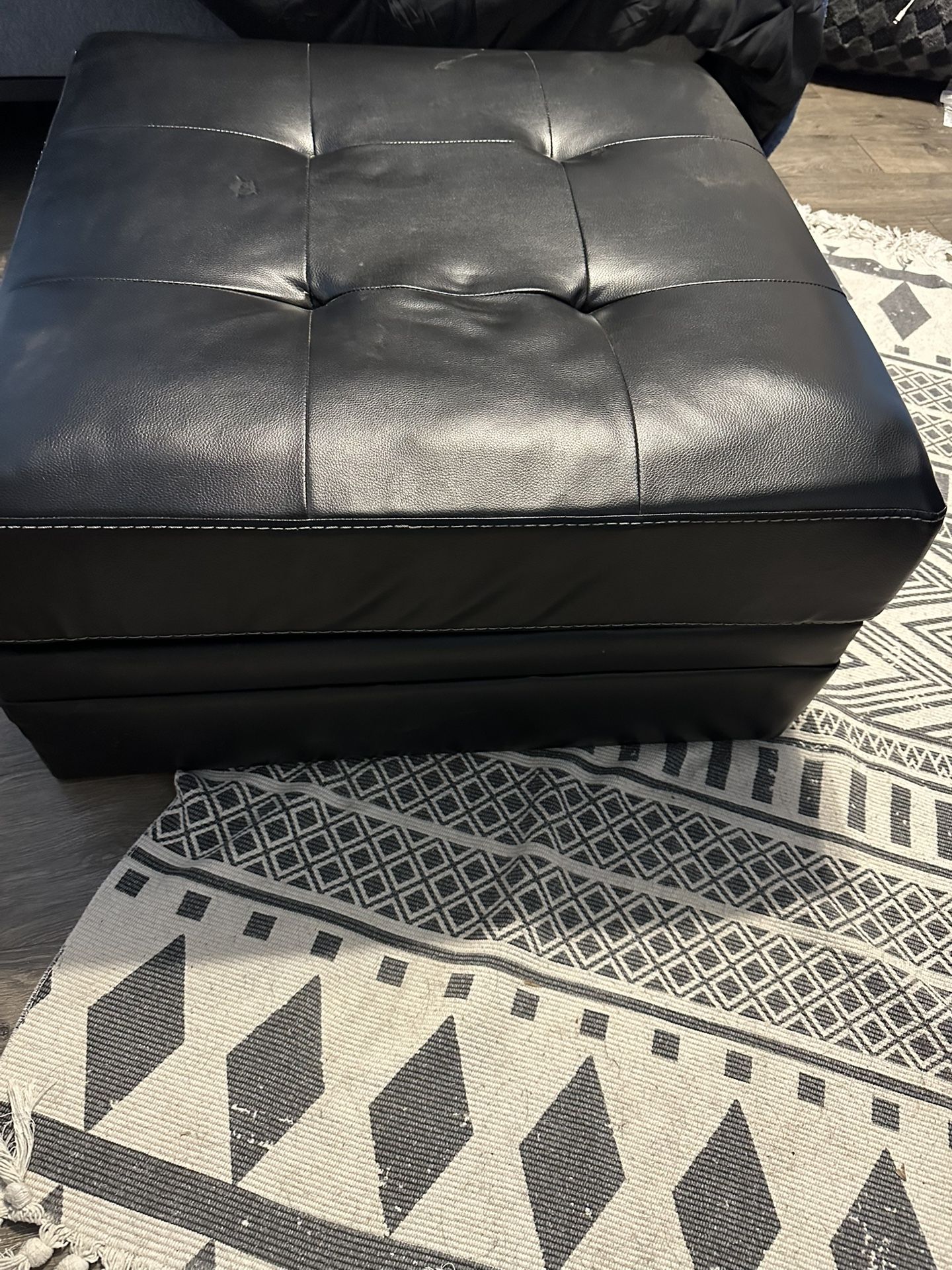 Black Ottoman