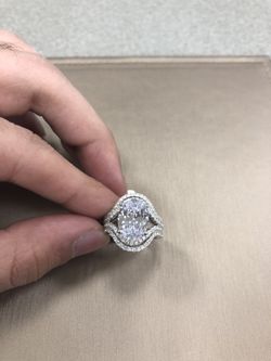 Swarovski Crystal Women’s Ring - White/CZ