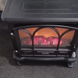 duraflame® Infrared Quartz Electric Fireplace Stove Heater, Black