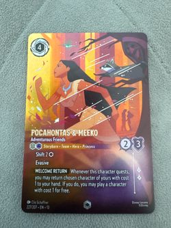 Pocahontas enchanted attack of the vine Lorcana Disney