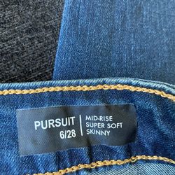 pantalón  de mujer   color  azul 