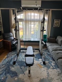Half Rack -Fitness Gear Pro Series + Bench