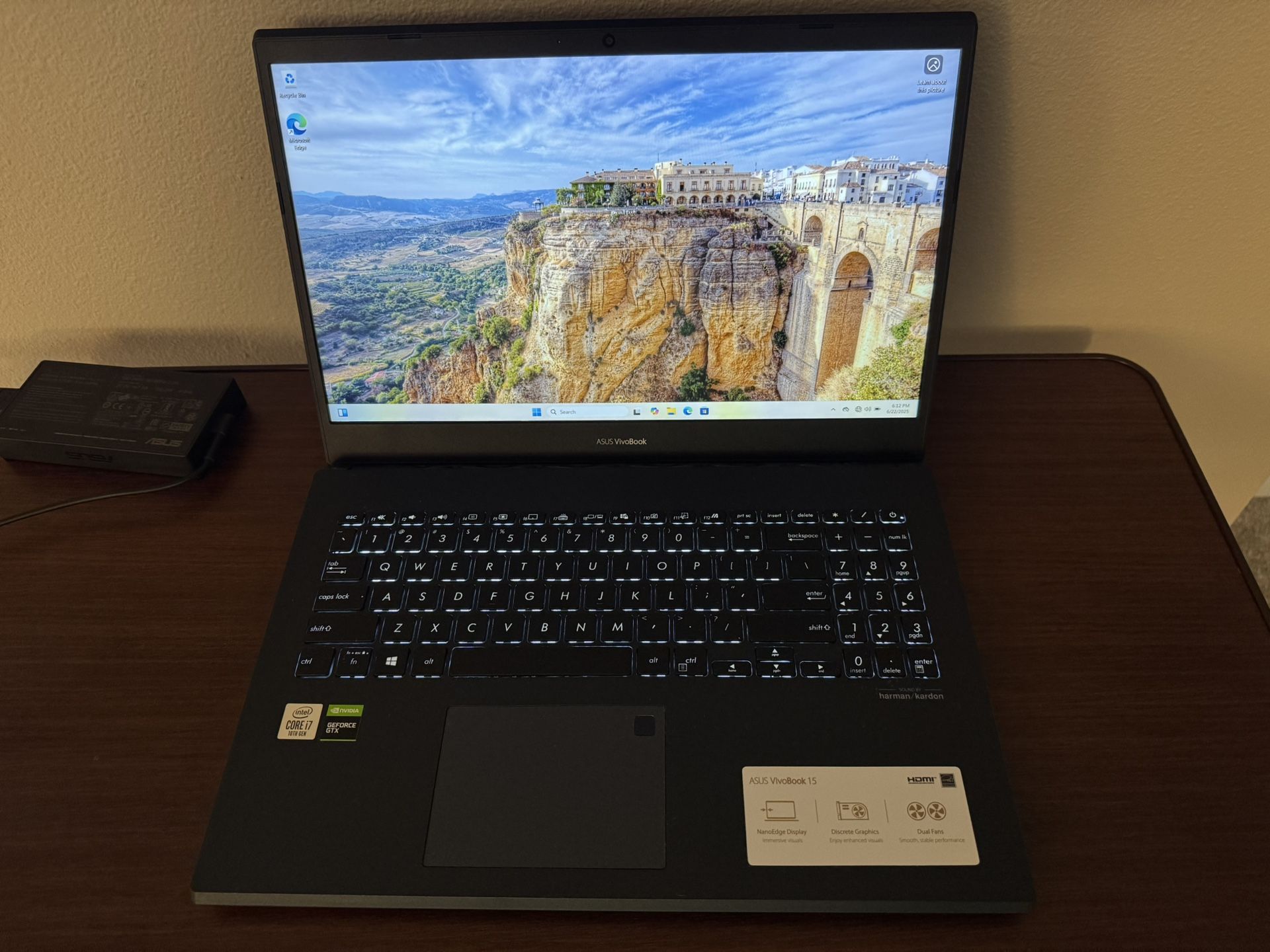 ASUS VivoBook X571LI โ i7, 40GB RAM, GTX 1650 Ti, 1.3TB โ Like New