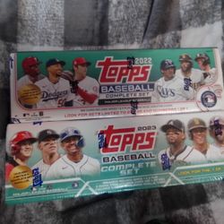 2022 And 2023 Topps Baseball Card Sets 60 Piece Or 100 For Both