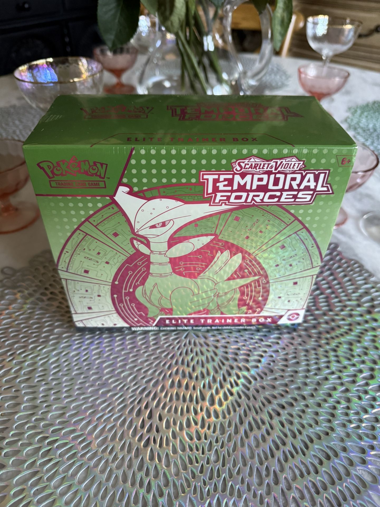 Pokemon Temporal Forces Elite Trainer Box Iron Leaves ETB SV05