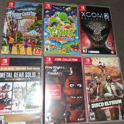$120.00 FOR ALL 6 NINTENDO SWITCH GAMES LIKE NEW !!!