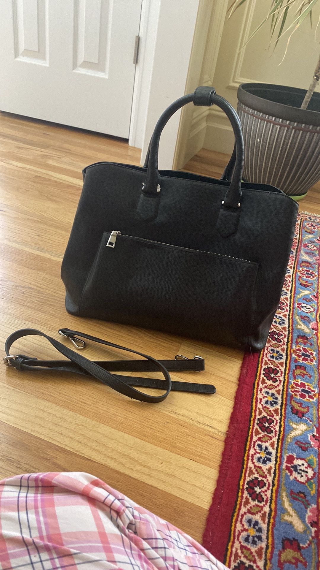 Zara Tote Bag Office Bag Laptop Handbag Very Roomy