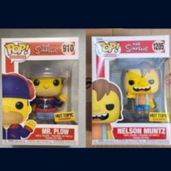 Funko Simpsons Mr Plow,  Nelson Muntz
