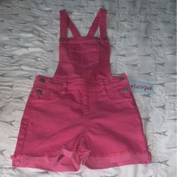Girls Shorts Overall Jeans ‼️New‼️ Size 6/6X