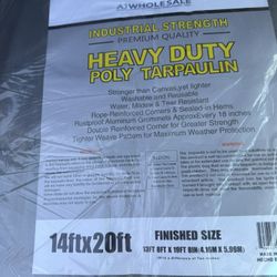 14x20 Heavy Duty Poly Tarp 
