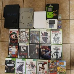  Huge Video Game Lot Bundle + Consoles Tested/Working