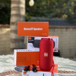Portable Bluetooth Speaker *Red*Radio Function*Waterproof*TG117*HIFI Stereo*Outdoor