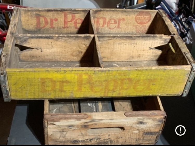 5 Old Wooden Box Crates