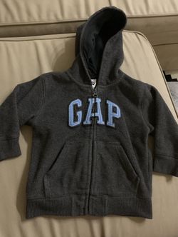 Gray gap hoodie sweater for toddler
