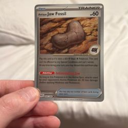 Antique Jaw Fossil [Reverse Holo