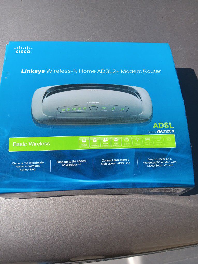 !! Wireless  Modem  Router  By Linksys