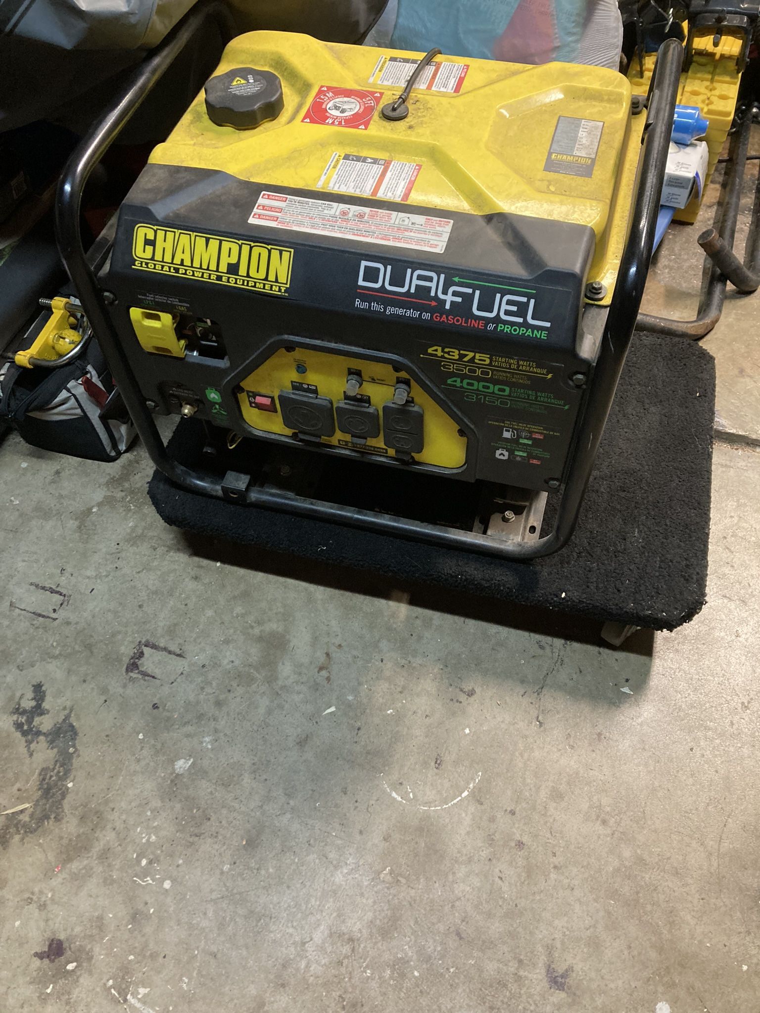 Champion dual Fuel Generator for Sale in Rocklin, CA OfferUp