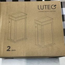 LUTEC 2 Packs 1000 Lumen 3000K LED Wall Light