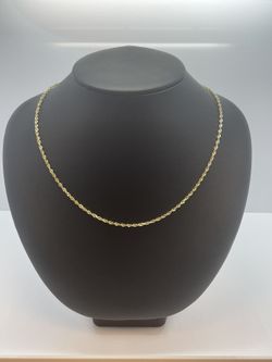 14K Gold Rope Chain. New 