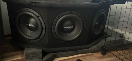 New triple 8” subwoofers skar audio